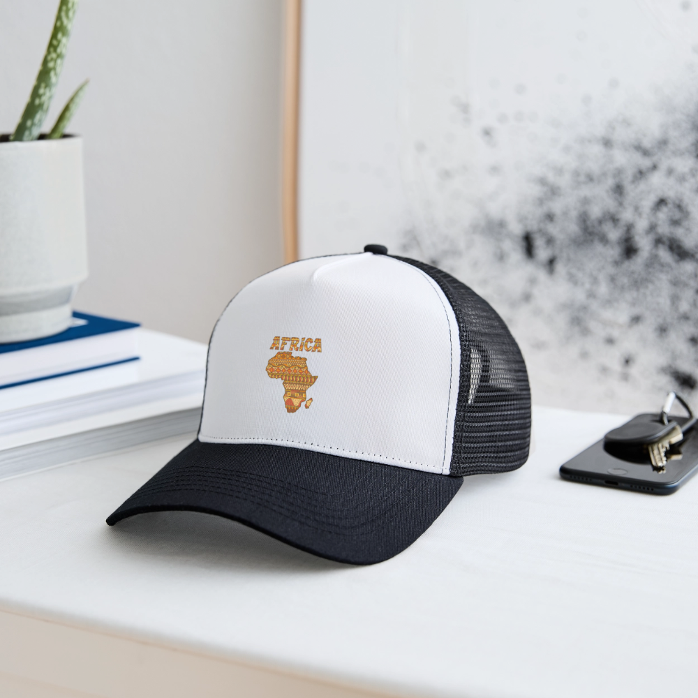 Trucker Cap - blanc/noir