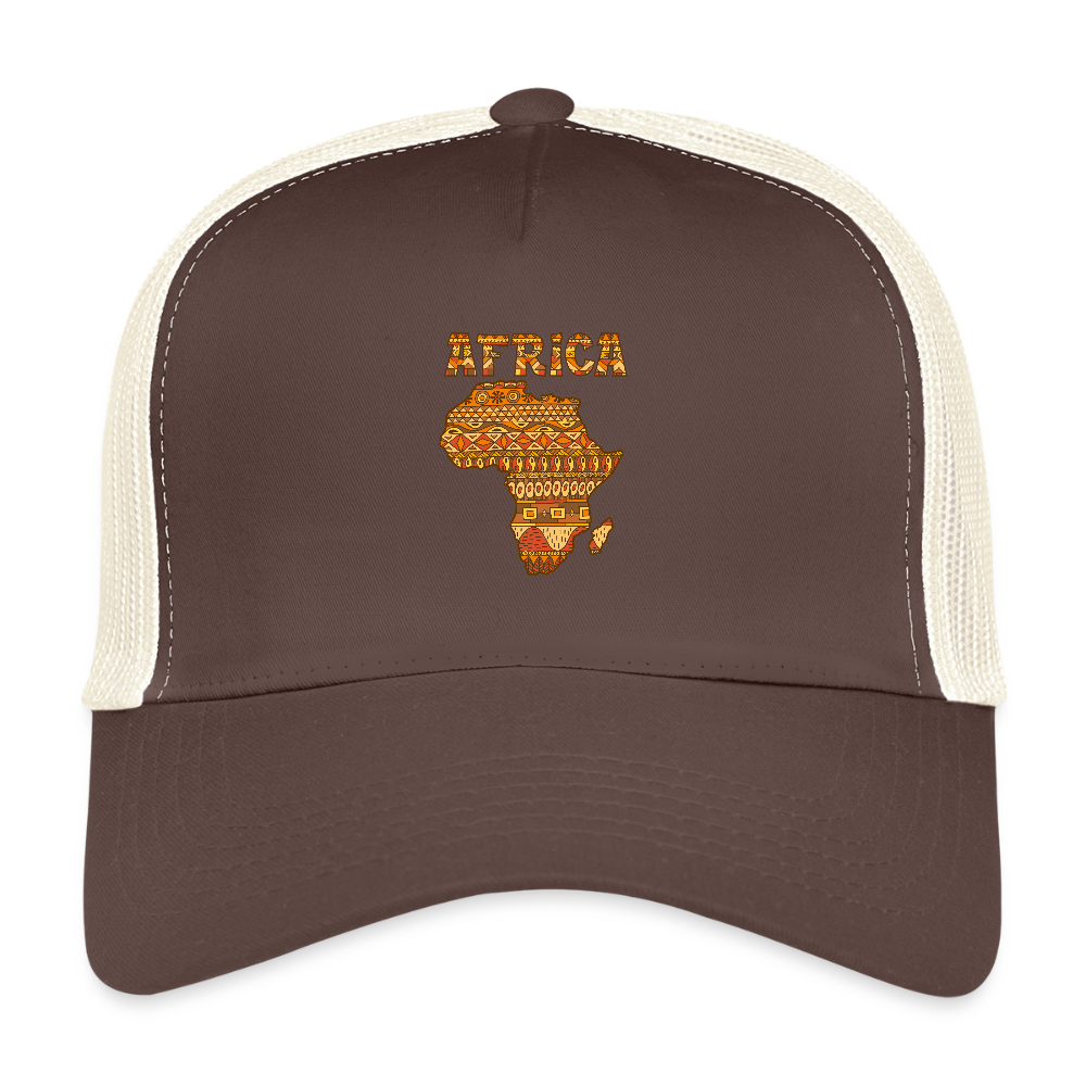 Trucker Cap - marron/beige