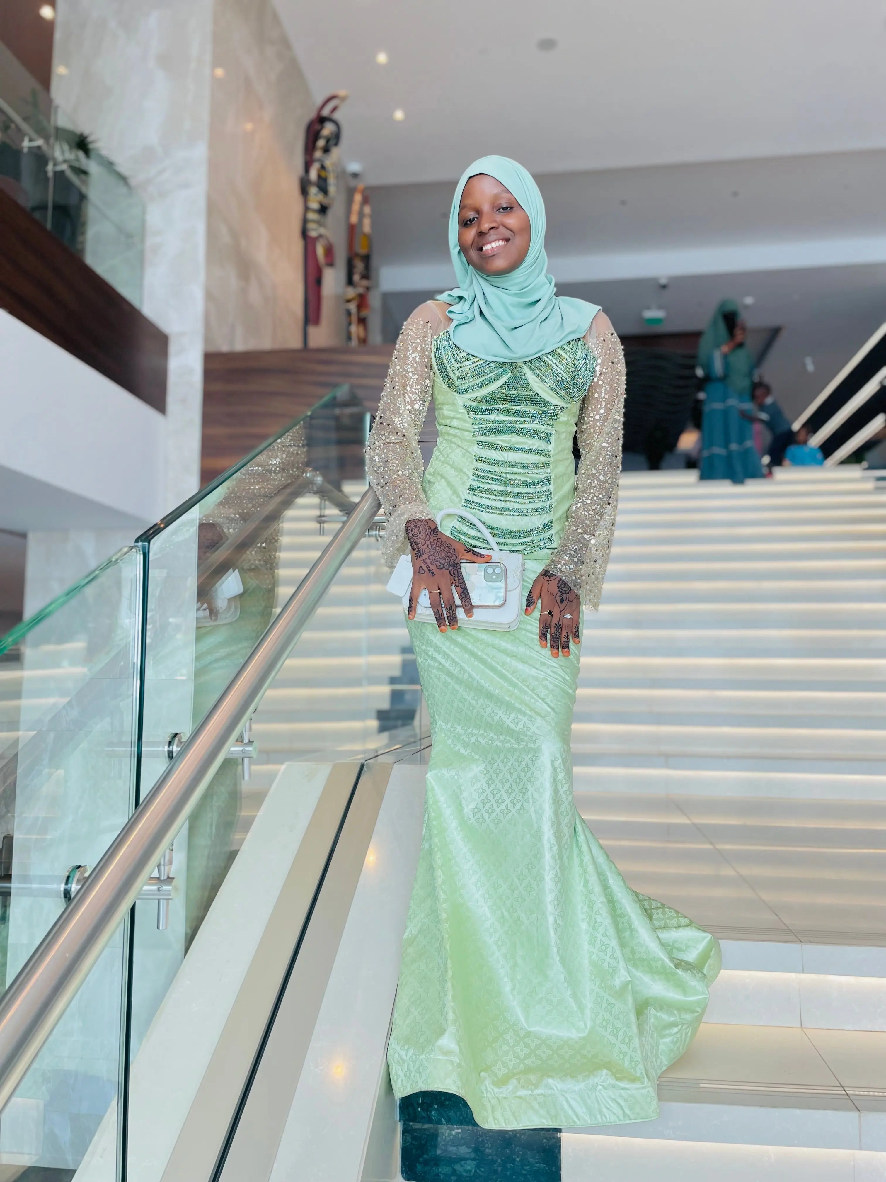 Ensemble Bazin Femme Élégant - Perles et Paillettes MaisonBarry