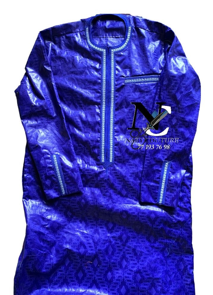 Bazin Homme - Bleu